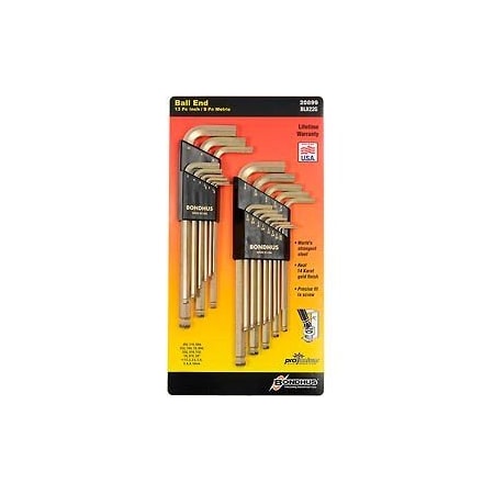 Bondhus Bondhus 20899 Inch/Metric GoldGuard Plated